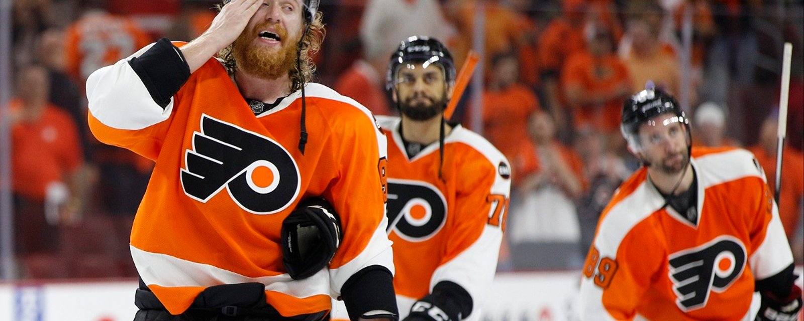 Flyers players and management whine about the cheering from their fans.