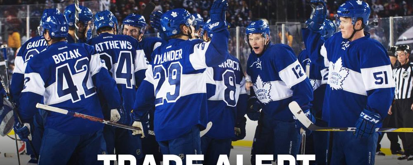 Breaking: The Toronto Maple Leafs have made a trade before the deadline!