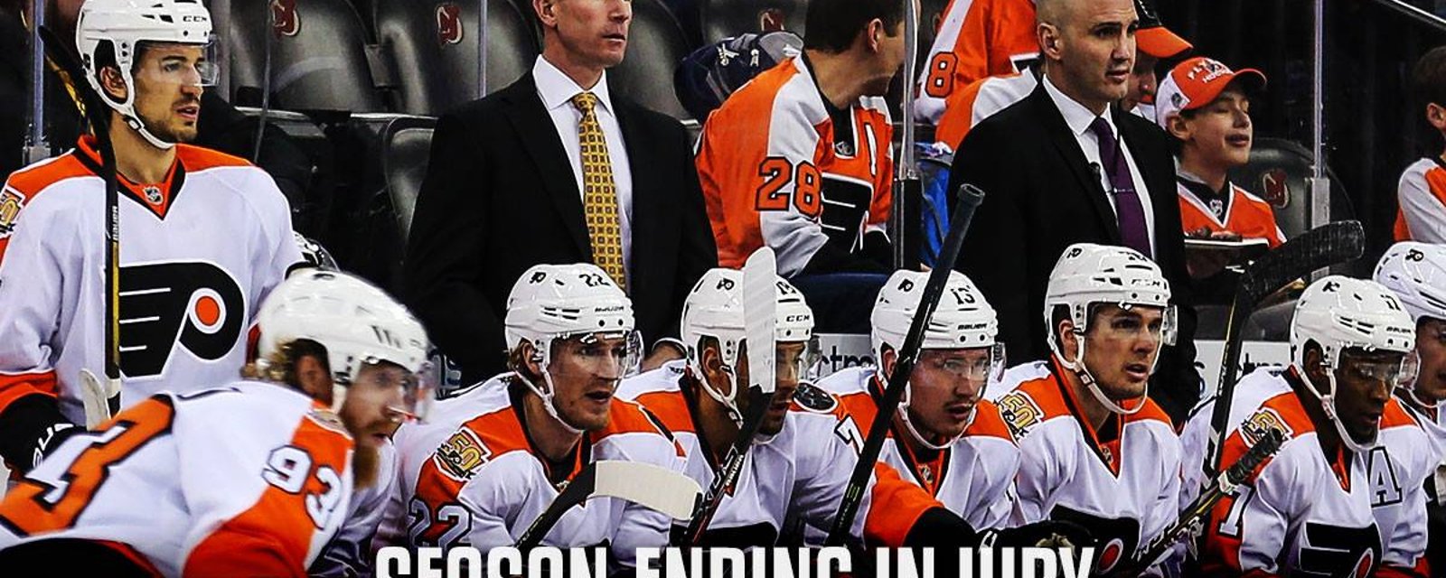 Breaking: Crucial Flyers' player suffers season-ending injury.