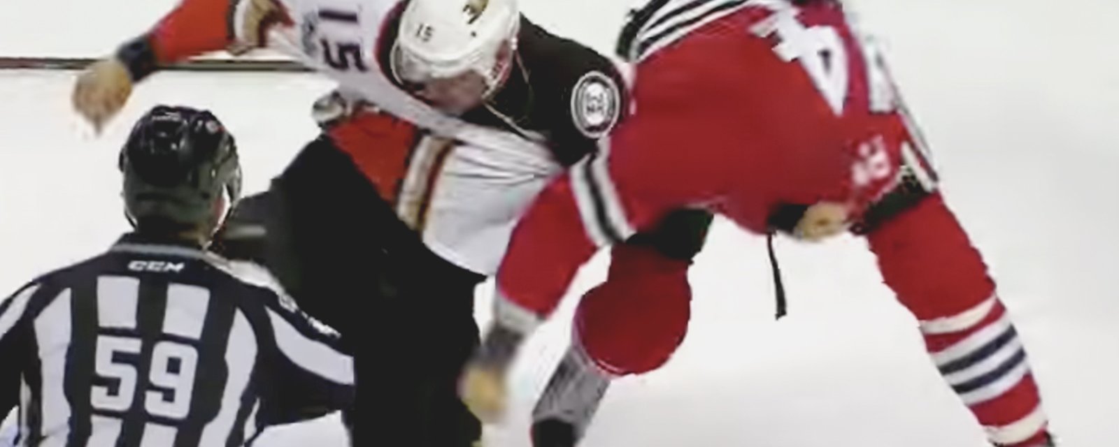 Watch: Richard Panik bravely dropped the mitts against Ryan Getzlaf.