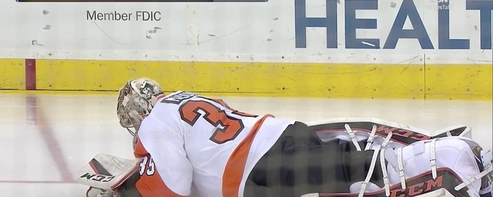 Flyers lose key player tonight in crushing defeat. 