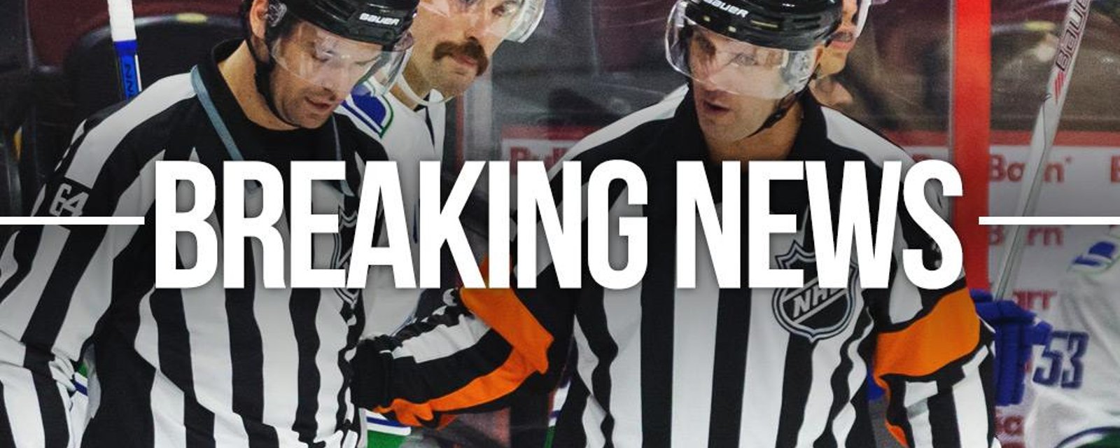 Breaking: Referee accused of showing up drunk for a game.