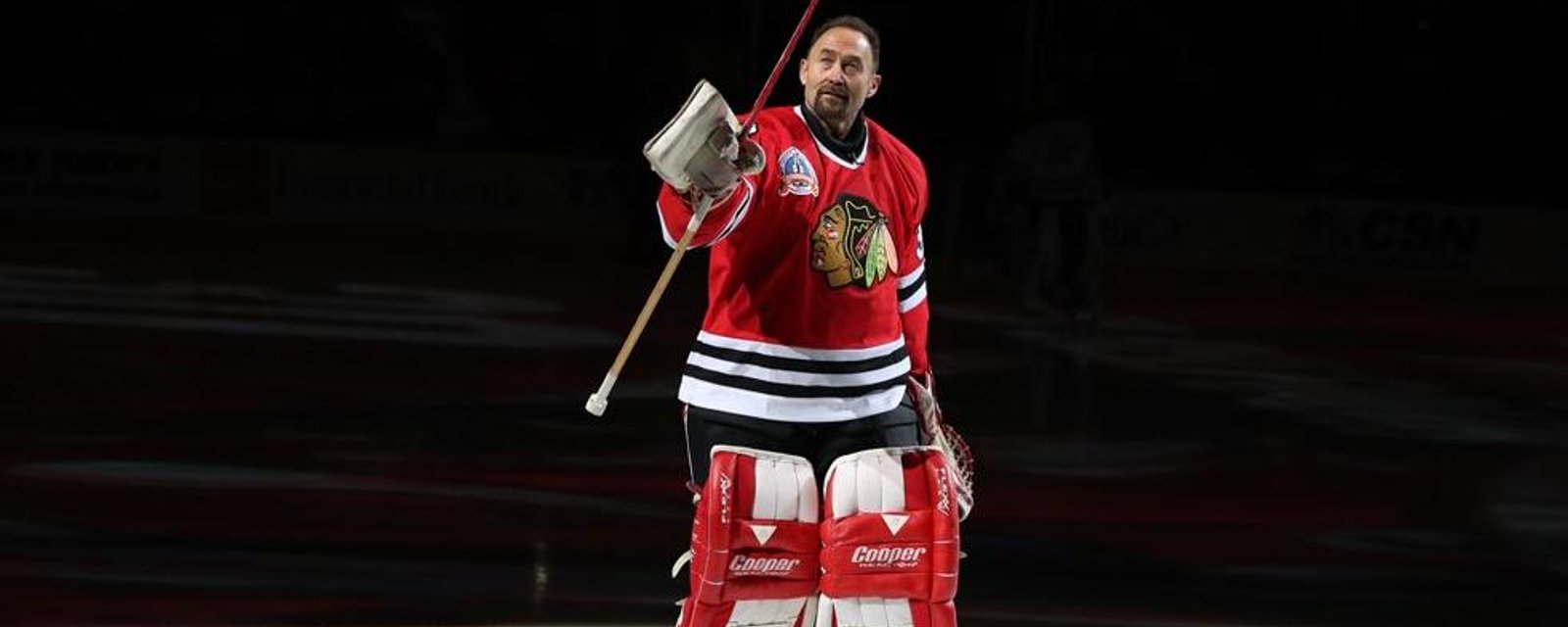 Hawks honor Ed Belfour in awesome way. 