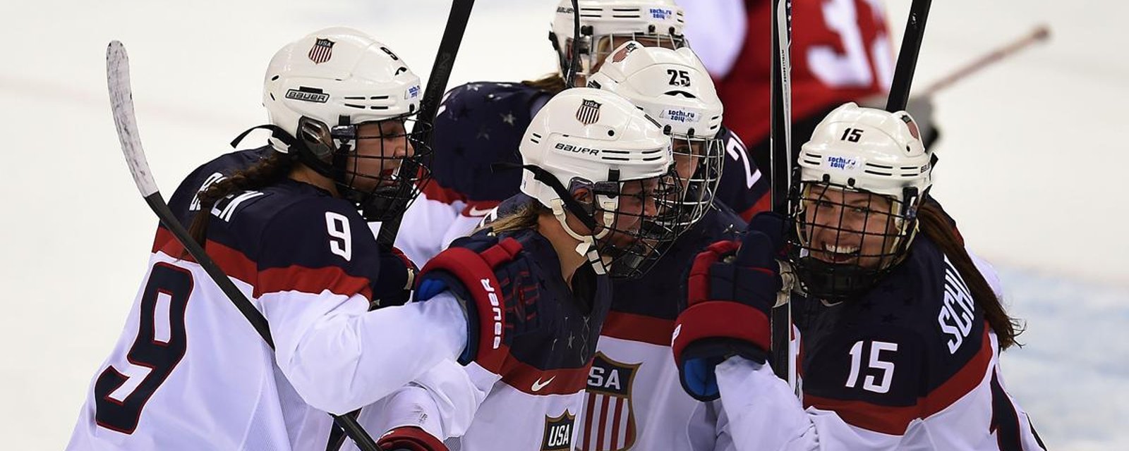 MAJOR support given to US Women hockey team. 