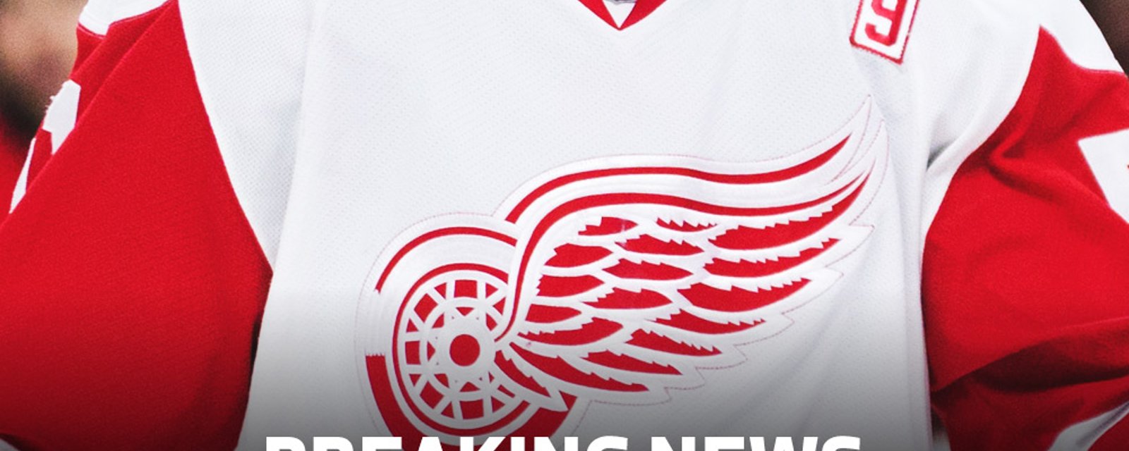 BREAKING NEWS: Ken Holland confirms center player is out for the rest of the season.