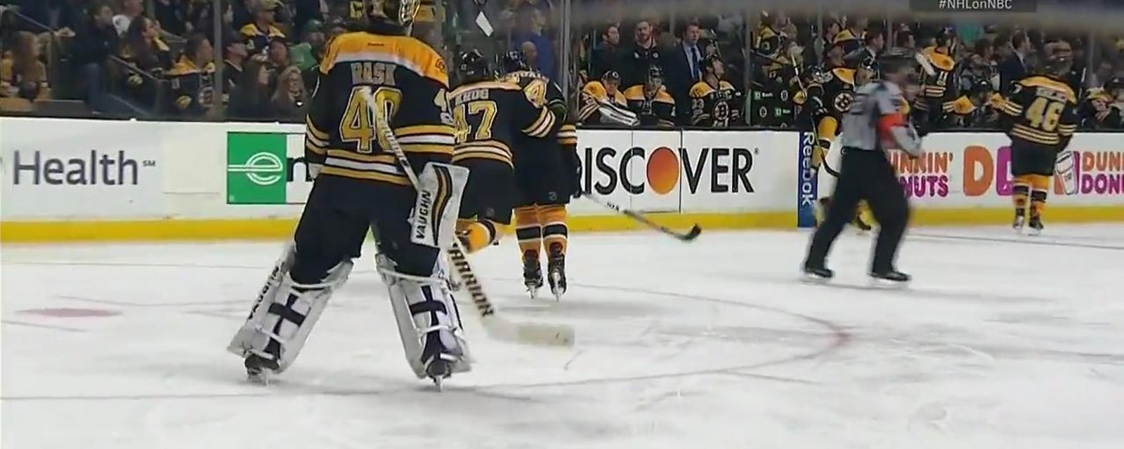 McQuaid injured, Rask and Krug to the rescue! 