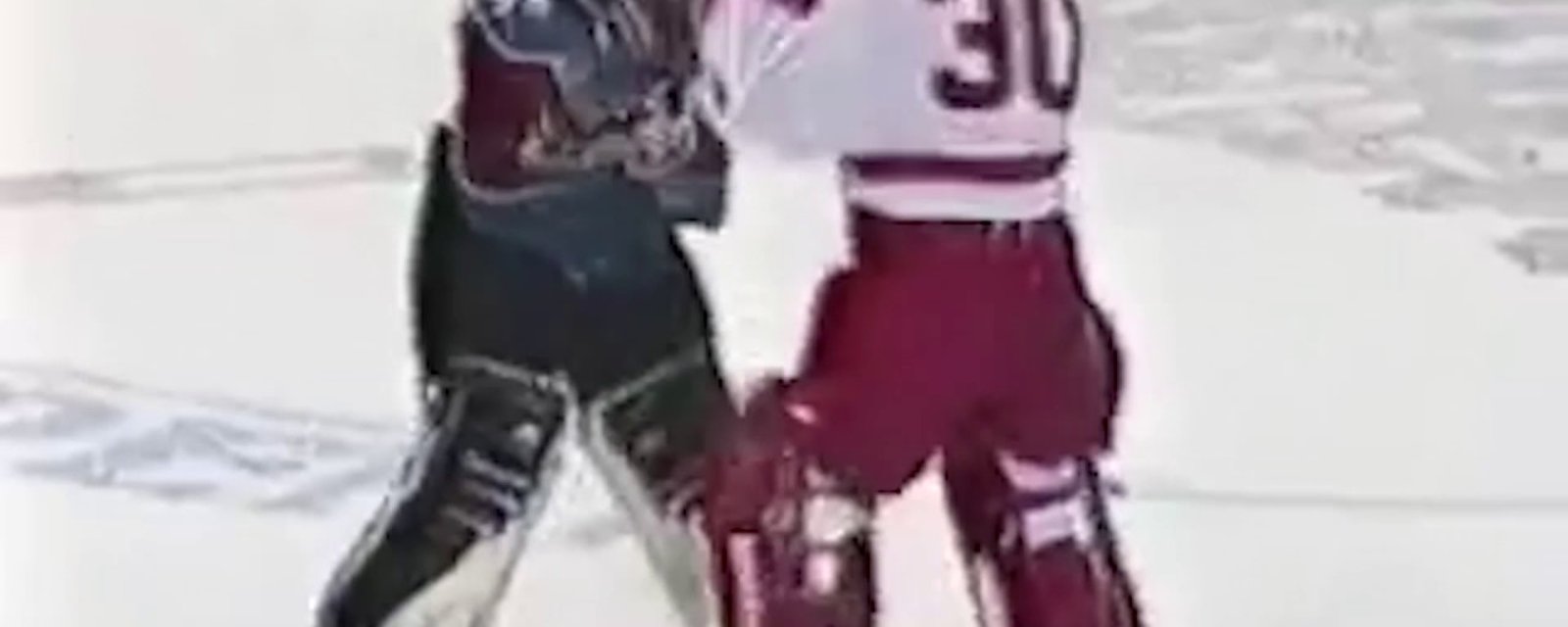 VINTAGE : Roy-Osgood. One of the best goalie fight ever. 