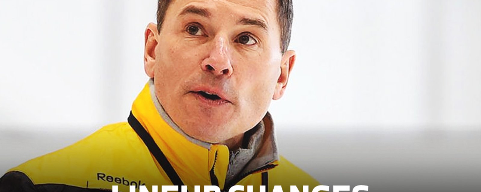 LINEUP CHANGES: Bruce Cassidy mixed up his lines this morning.