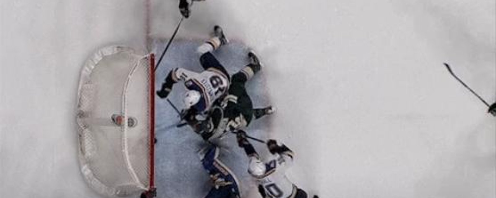MUST WATCH : Parise denies a goal to his own team! 