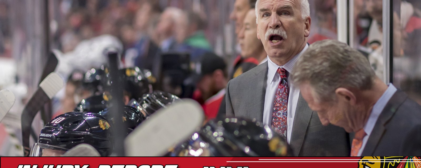 Injury Report: Joel Quenneville confirms one key player is out for tonight.