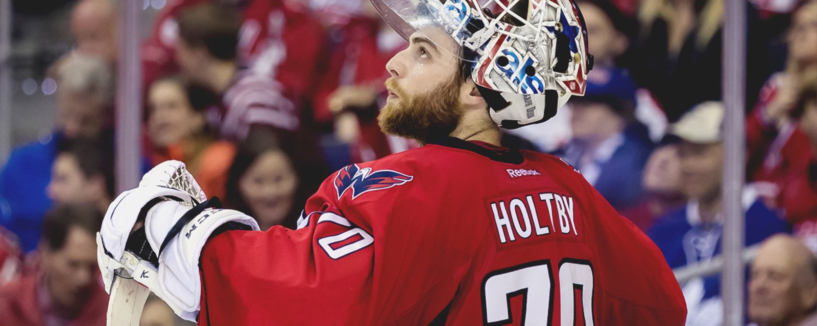 BREAKING: Caps cancel practice, Holtby skates anyway.