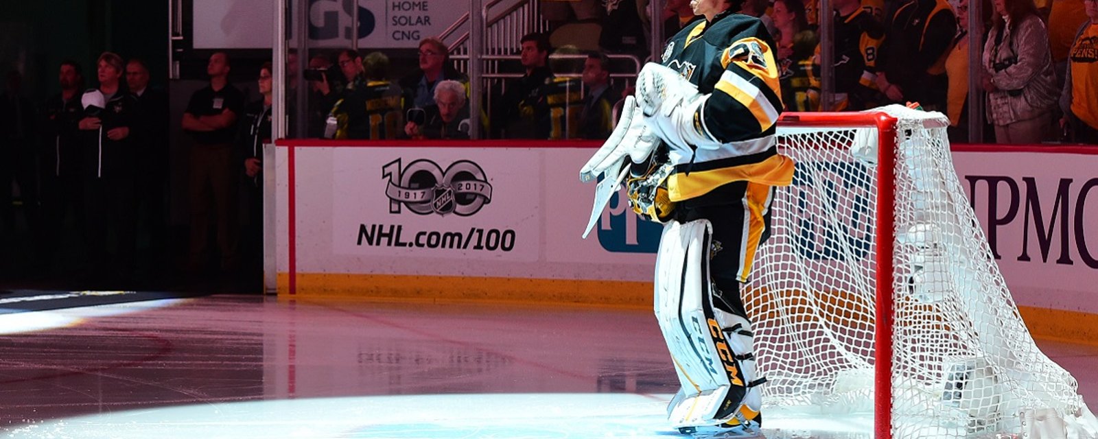 Report: Marc-Andre Fleury's future appears set in stone.