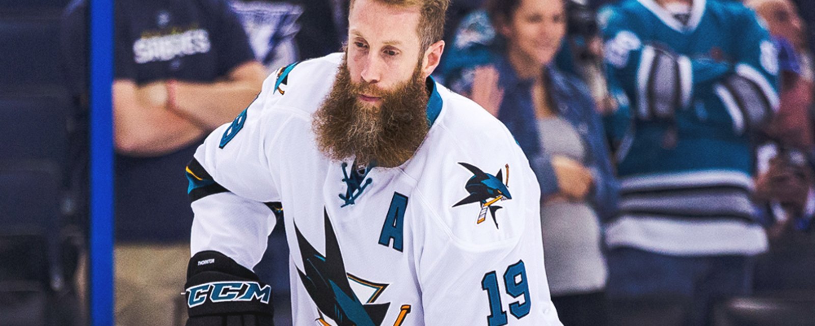 Report: Joe Thornton will be visiting one NHL team today.