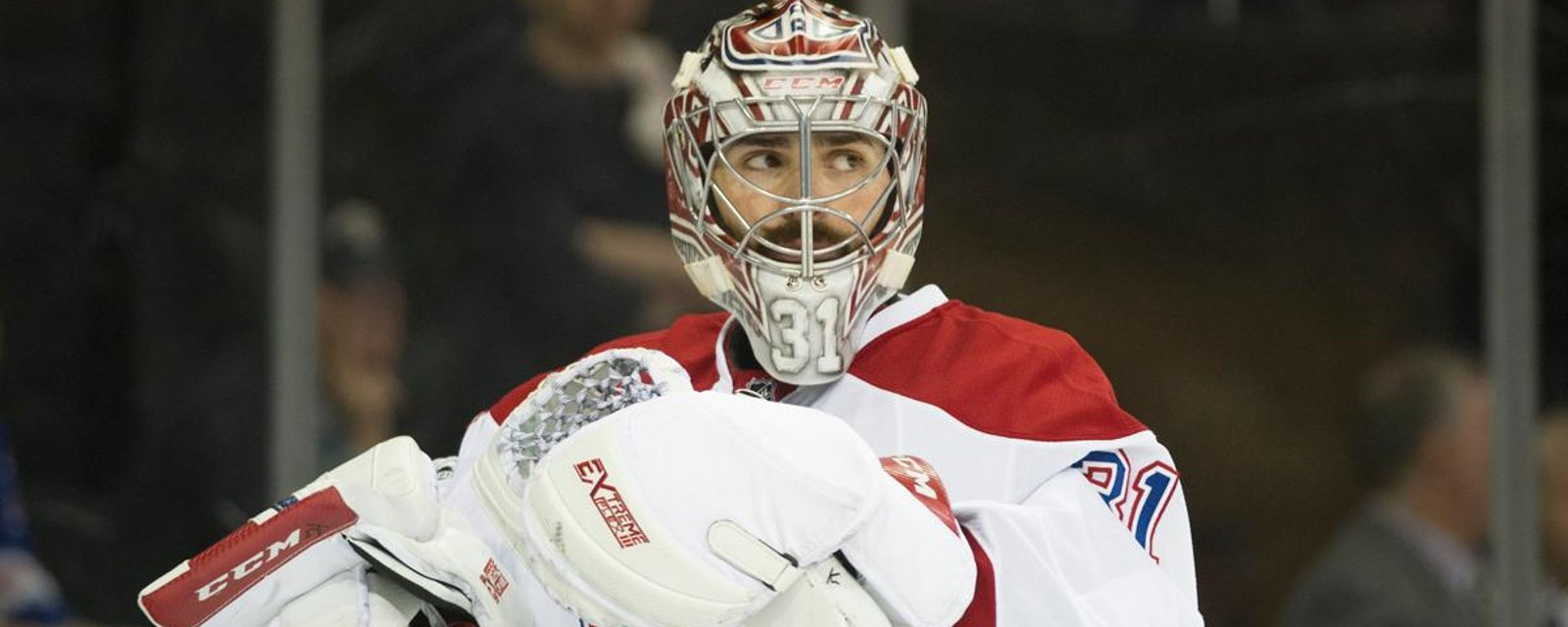 Carey Price reacts to huge contract extension. 