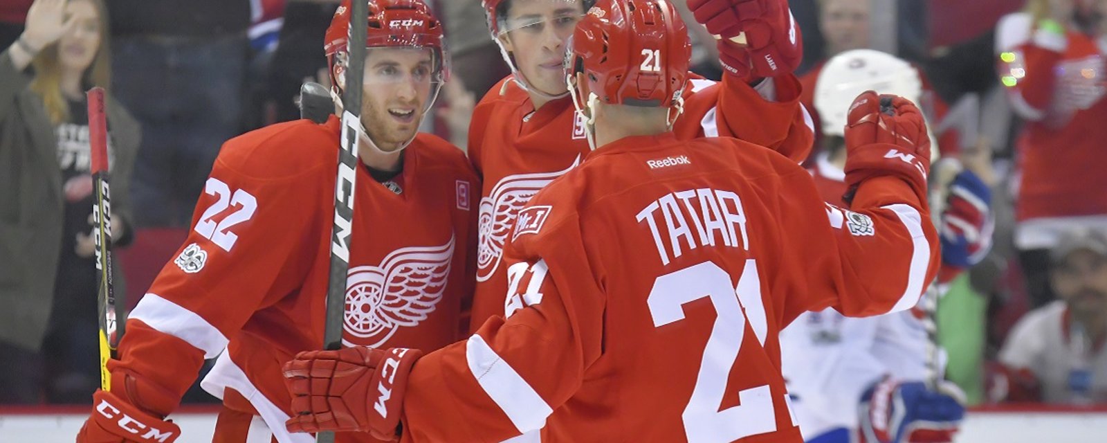 Red Wings forward among those who filed for arbitration today.