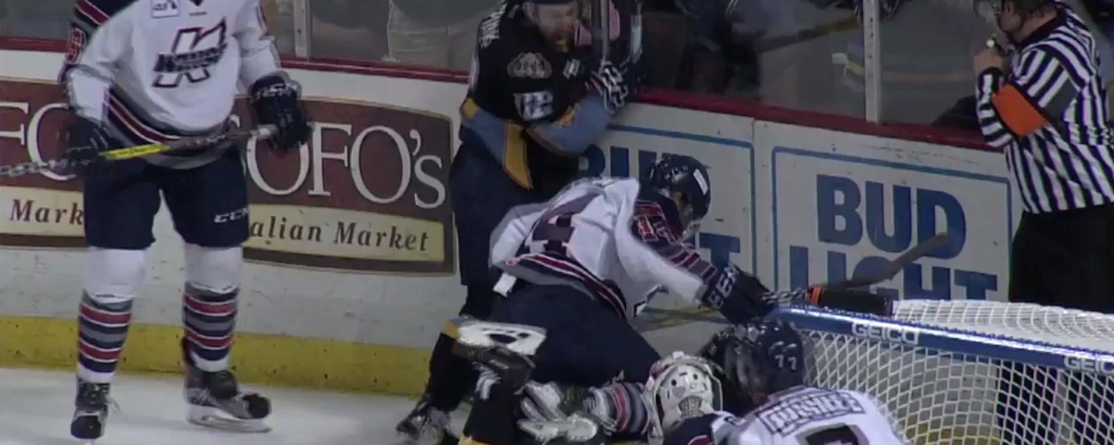 ECHL captain suspended 20 games for disgusting, dangerous play. 