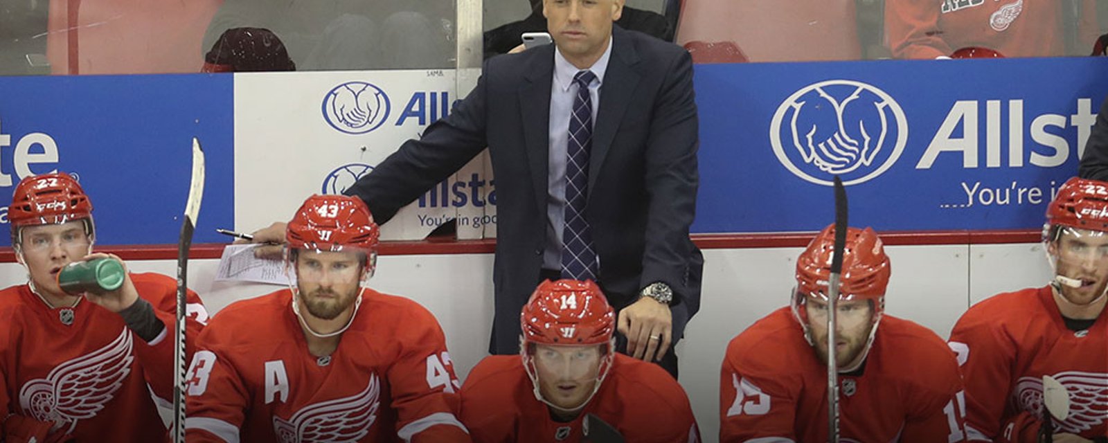 Report: Wings’ coach Blashill makes surprising prediction for his team