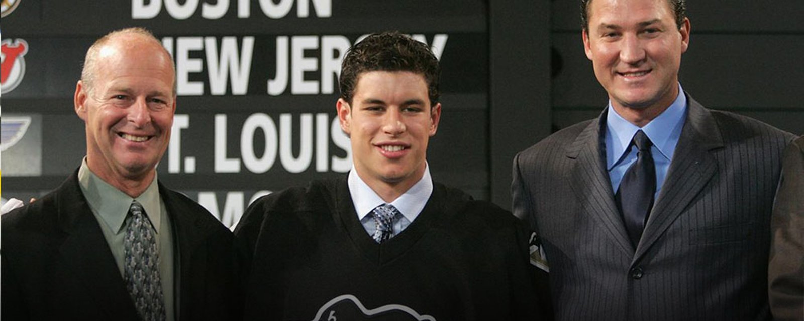Sidney Crosby drafted 1st overall by the Penguins