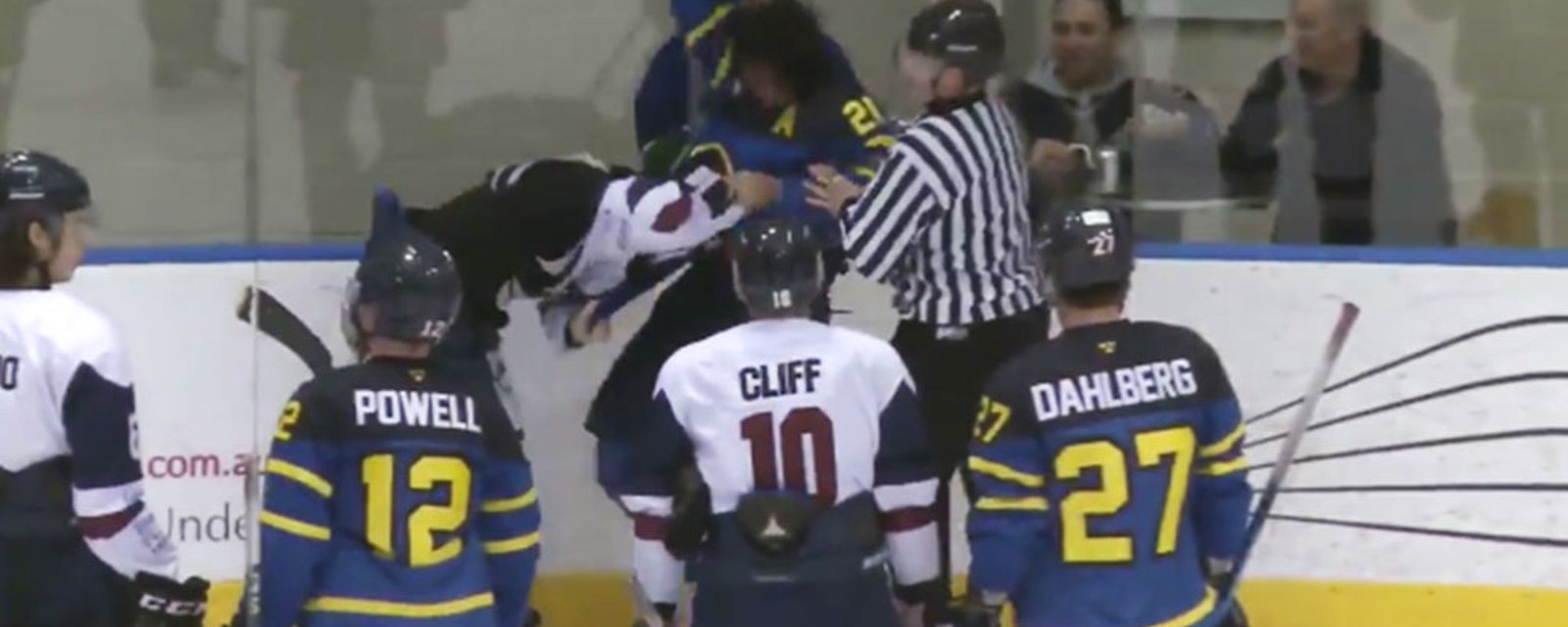 Brutal elbow in AIHL fight earns player lengthy suspension