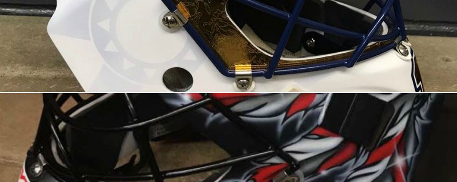Must See: Two more NHL goalies unveil their stunning new masks!