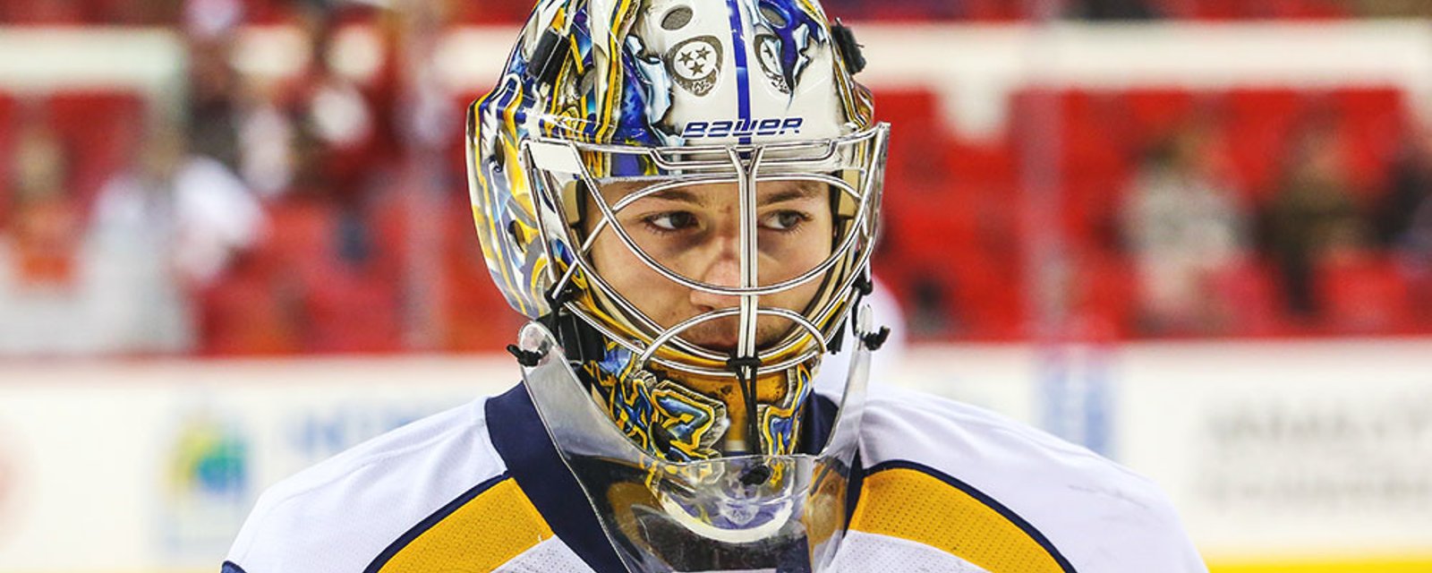 Preds goalie turns his back on team, signs in KHL
