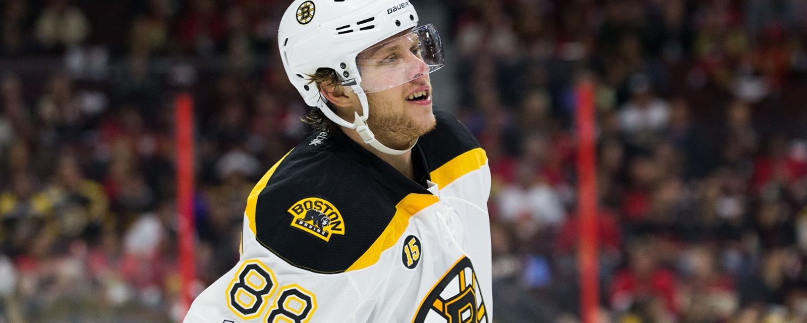 Breaking: Source claims Pastrnak rumors are coming from within the Bruins organization.
