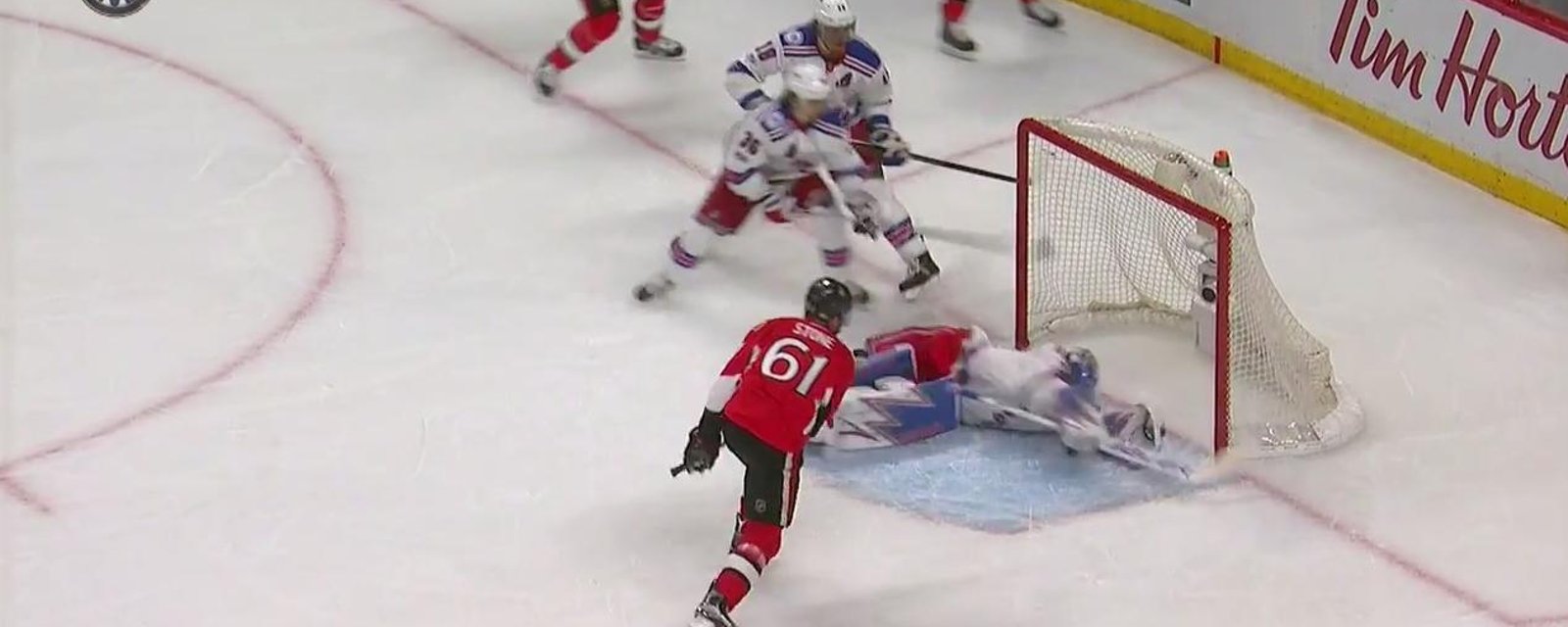 Lundqvist with the absolute steal on Stone! 
