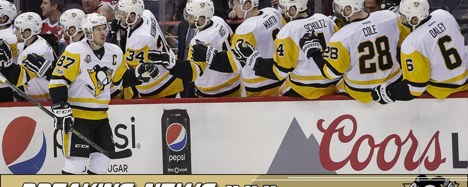 BREAKING: Pittsburgh Penguins key forward likely to miss game two.