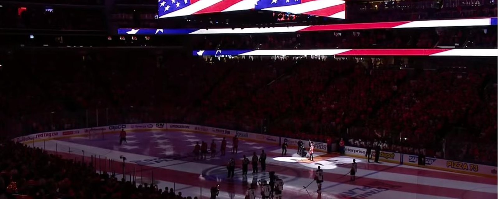 ICYMI : Rogers Place sings Star-Spangled Banner a Capella. 
