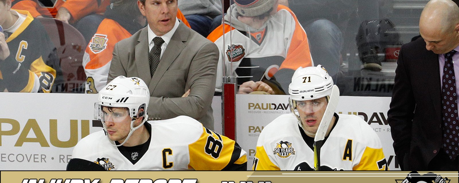 REPORT: More injuries for Pens?