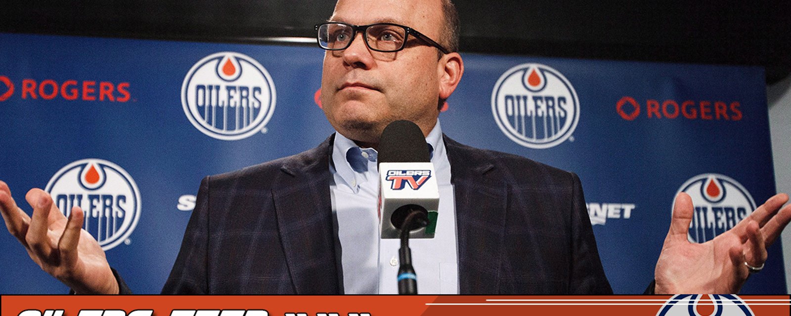 GOTTA SEE IT: Oilers GM loses it after tying goal