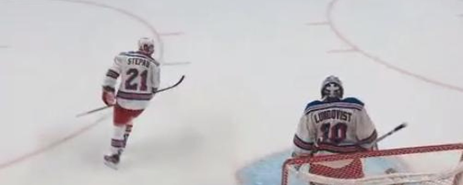 Lundqvist, Stepan pissed at each other during game 5! 