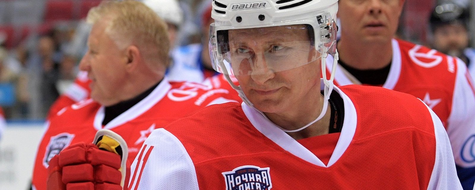 Vladimir Putin is so good at hockey it's embarrassing. 