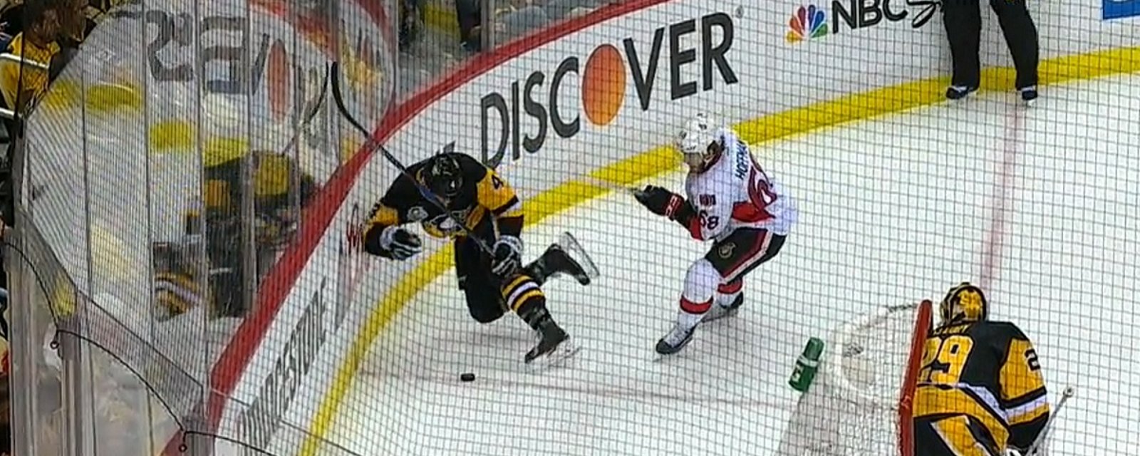 Penguins lose one of their top defenseman after another big hit from Ottawa.