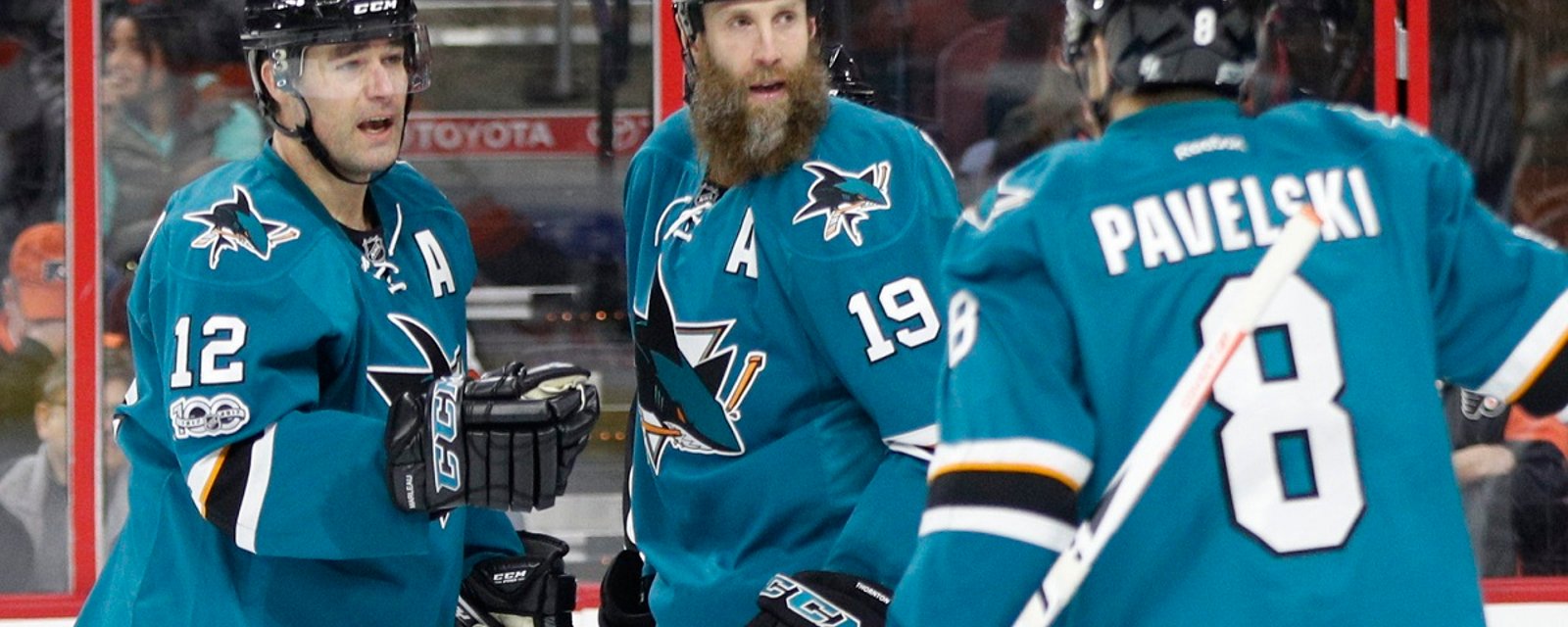 Future for Thornton and Marleau in serious doubt. 
