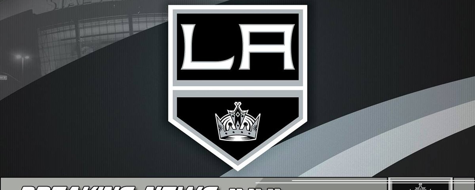 Breaking: The Los Angeles Kings have announced a trade!
