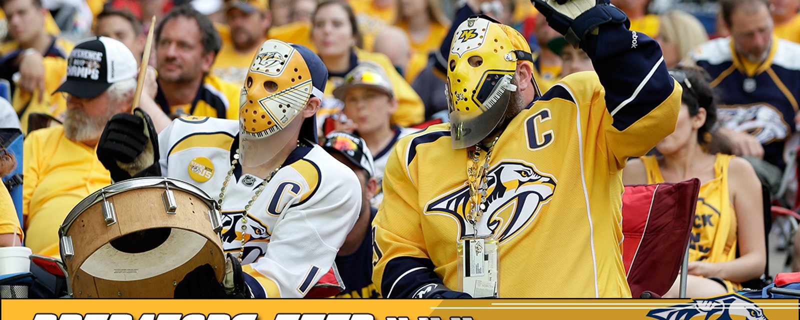 Sing along at home, Preds fan go public with their taunts and cheers