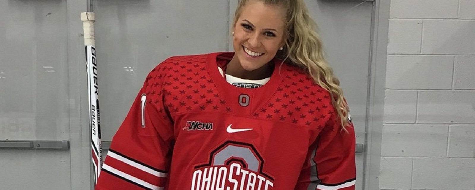 Must See: Ohio State goaltender might be the hottest athlete in NCAA