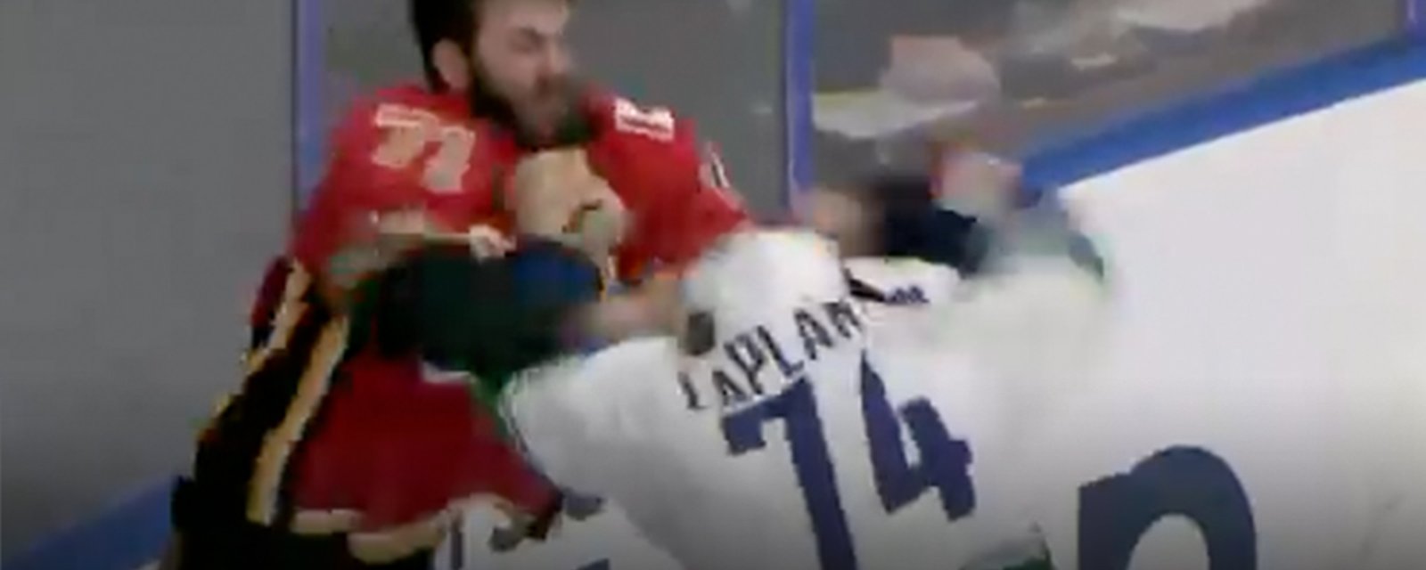Must See: Flames and Canucks prospects throw down for an epic scrap​​