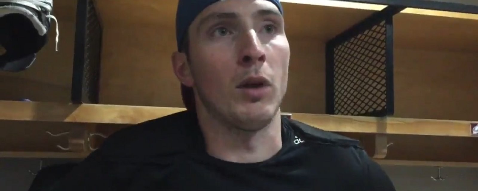 Duchene speaks to reporters, may have damaged his trade value.