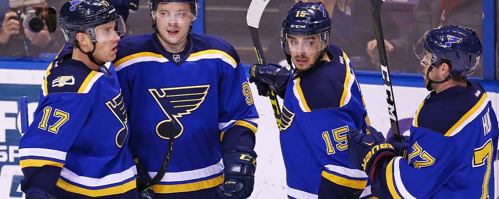 Blues lose young former first round pick for the entire season.