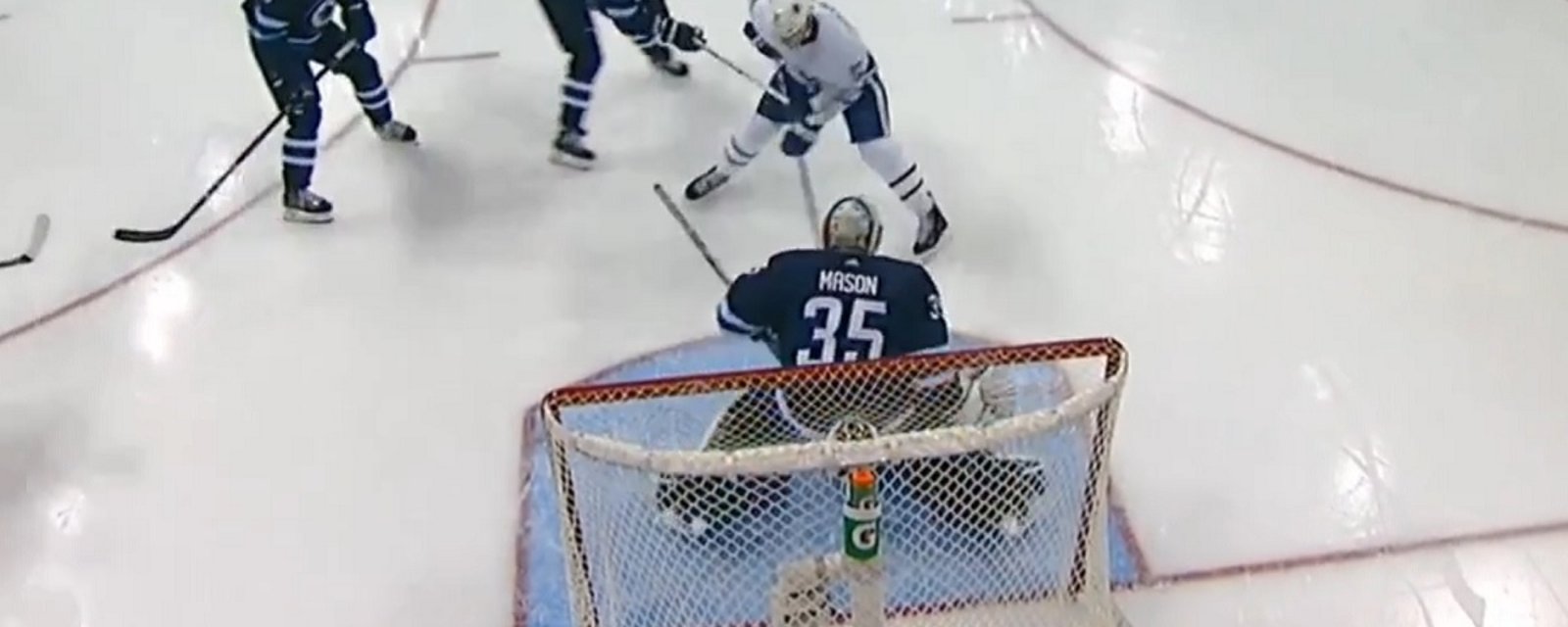 Patrick Marleau scores his first as a Leaf, and it's a beauty.