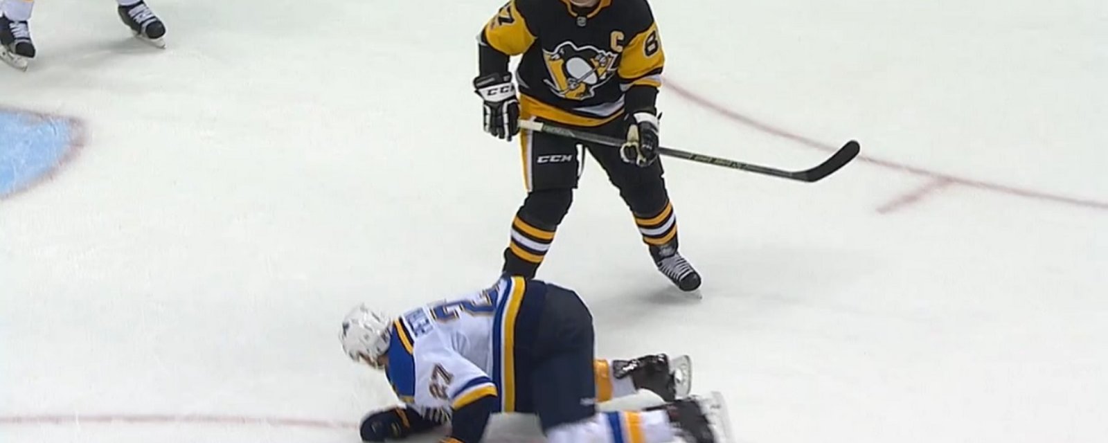 Frustration from Crosby leads to a cheap shot on Pietrangelo.