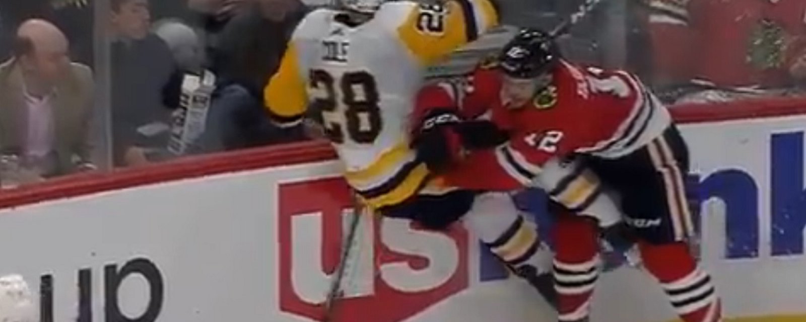 5'7 rookie crushes a much larger man with a huge hit!