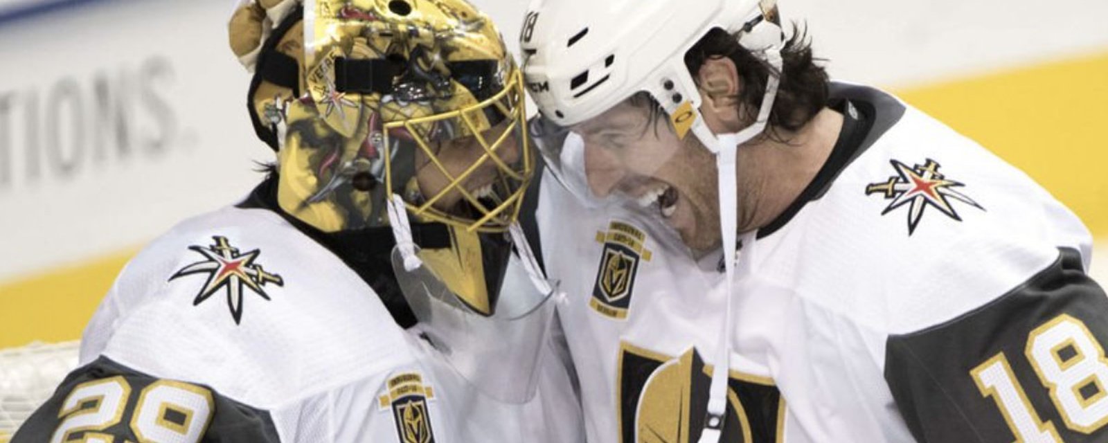 James Neal made huge promise to his goalie during the Knights' 1st game!