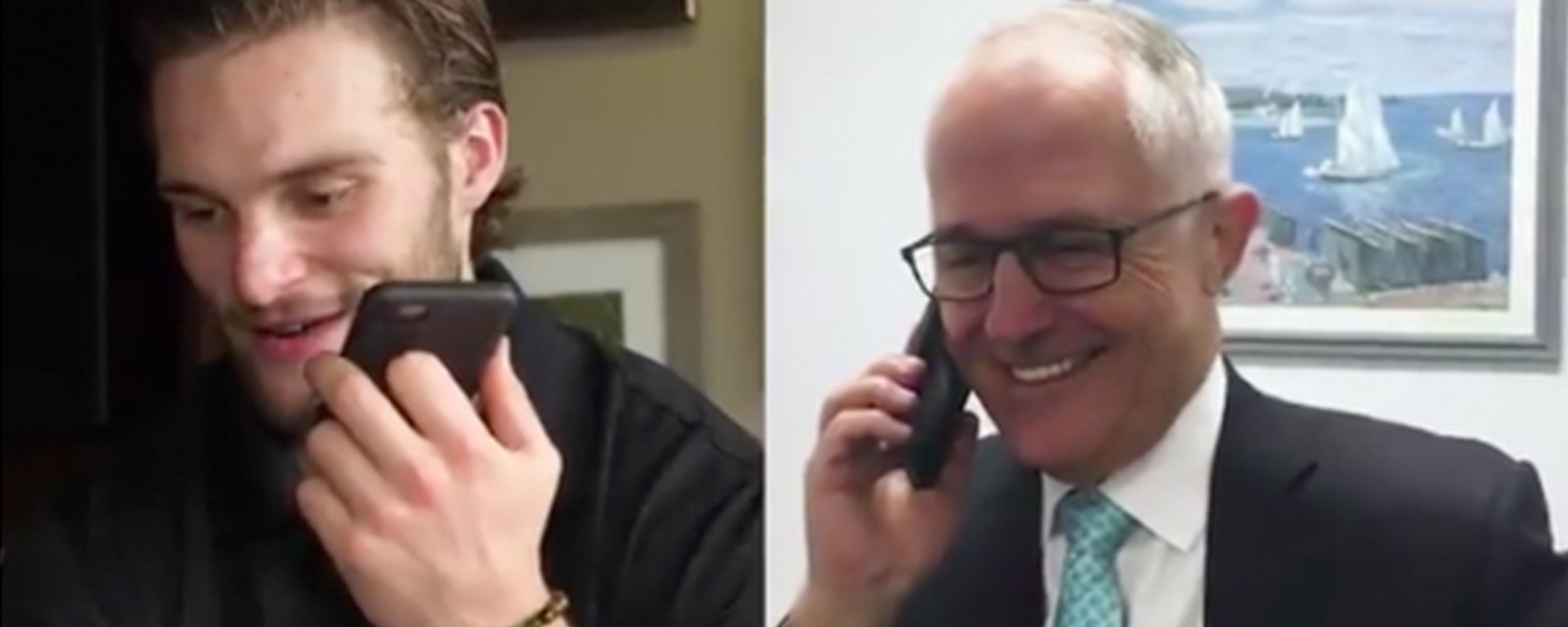 Must See: Caps’ Walker receives special call from Australian Prime Minister