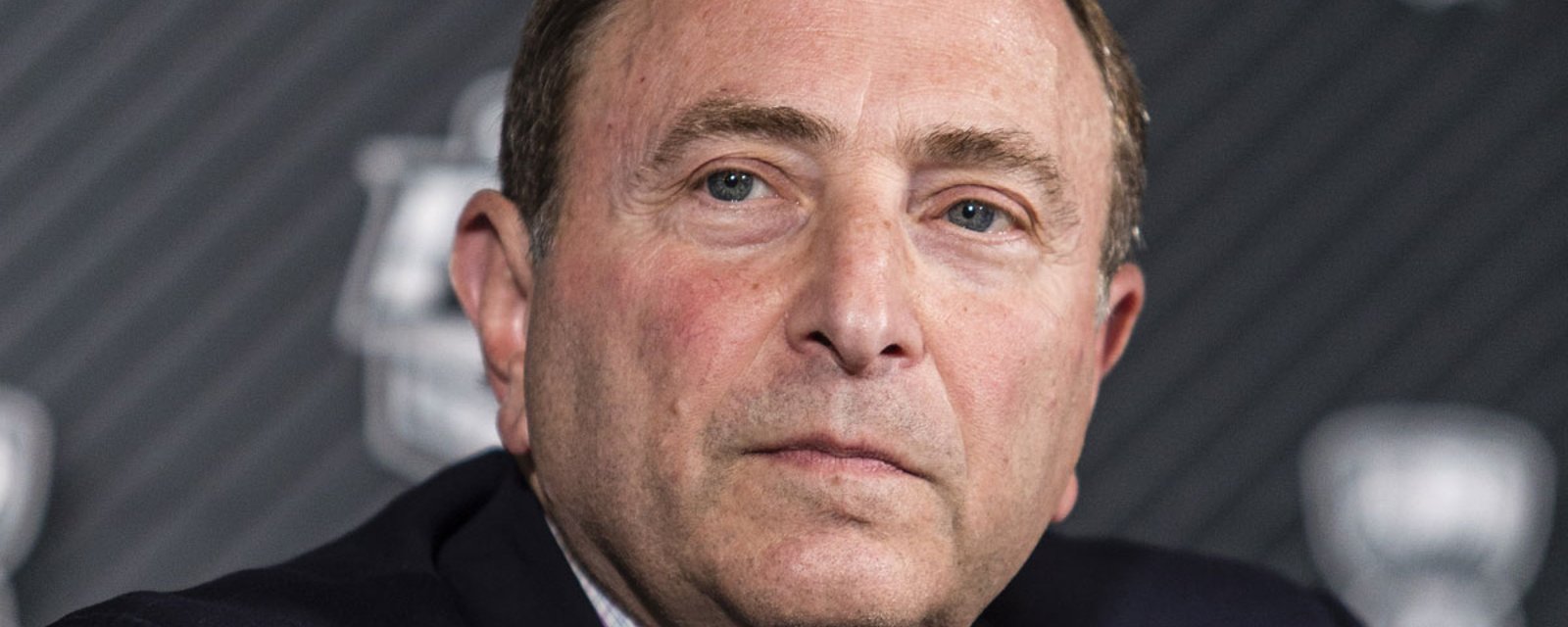 Bettman takes jab at Canadian market during Knights' home opener!