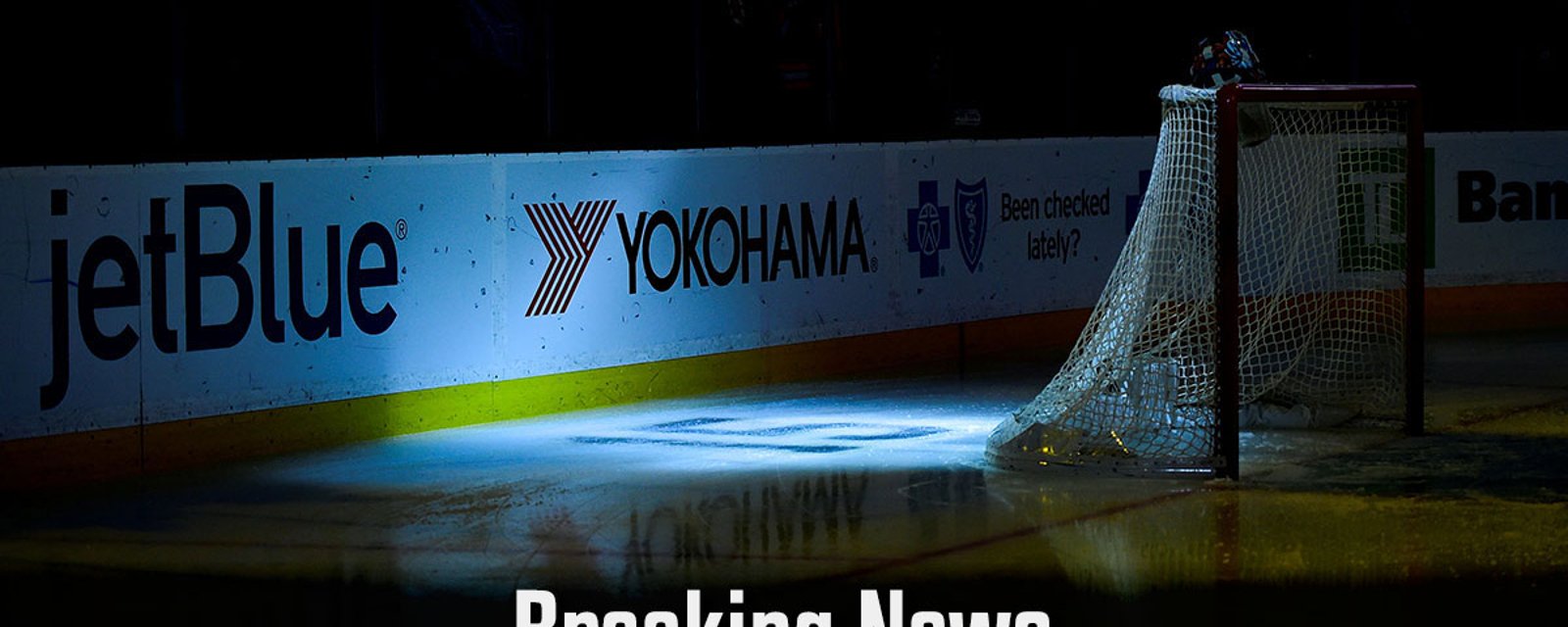 Breaking: Star goaltender has suffered a concussion.