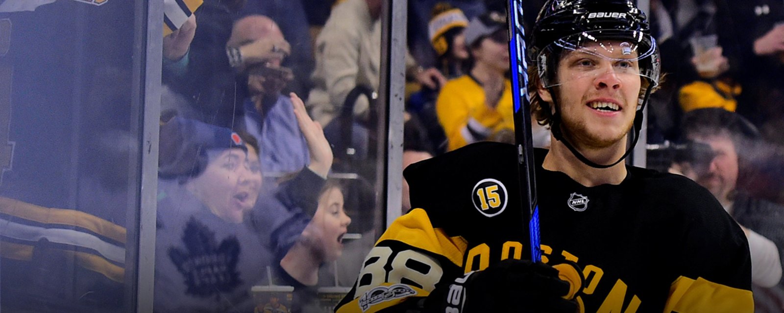 Must see: Pastrnak goes end to end to score an absolute BEAUTY