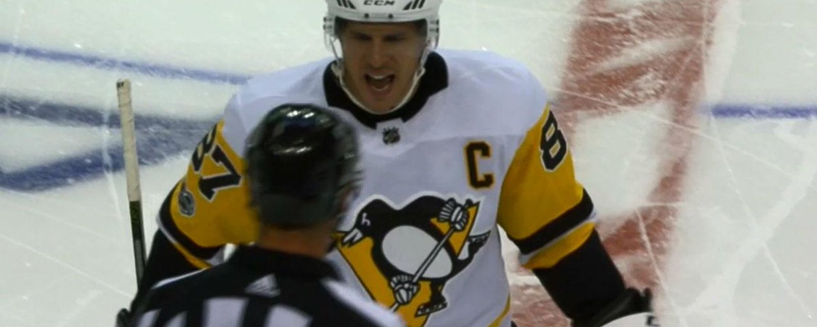 Must See: Crosby gets a 10 min misconduct for abuse of an official!